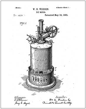 Weeden no.1 patent print